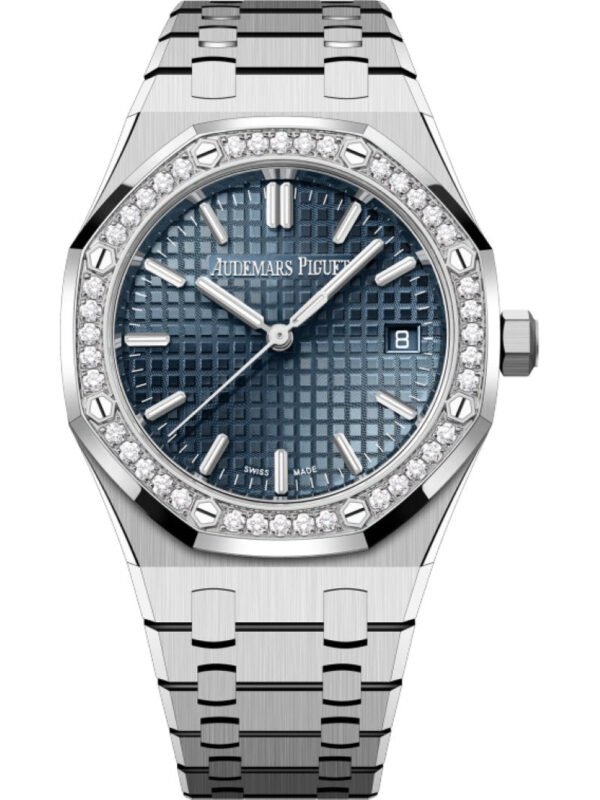 audemars-piguet-royal-oak-34mm-stainless-steel-diamond-bezel-blue-dial-77451stzz1361st04-769307.jpg Audemars Piguet Royal Oak 34mm Stainless Steel Diamond Bezel Blue Dial 77451ST.ZZ.1361ST.04