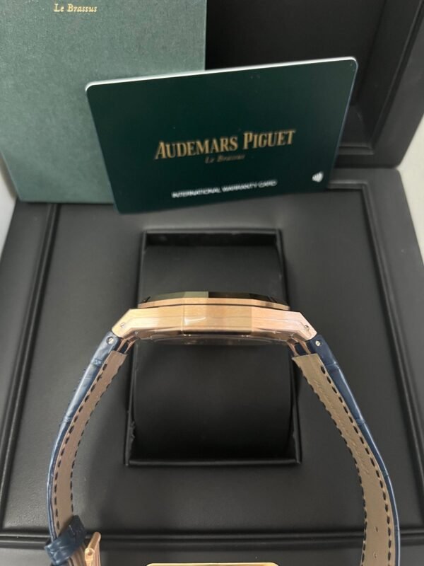Audemars Piguet Royal Oak 41mm 18k Rose Gold Blue Dial Ref. 15510OR.OO.D315CR.02