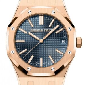 Audemars Piguet Royal Oak 41mm 18k Rose Gold Blue Dial Ref. 15510OR.OO.D315CR.02