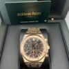 audemars-piguet-royal-oak-chronograph-selfwinding-chronograph-50th-anniversary-black-dial-rose-gold-26240oroo1320or02-758490.jpg Audemars Piguet Royal Oak Chronograph SELFWINDING CHRONOGRAPH 50TH ANNIVERSARY Black Dial Rose Gold 26240OR.OO.1320OR.02