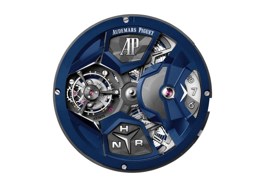 Audemars Piguet Royal Oak Concept Flying Tourbillon Gmt Titanium Skeleton Dial Rubber Reference # 26589IO.OO.D030CA.01 - Image 6