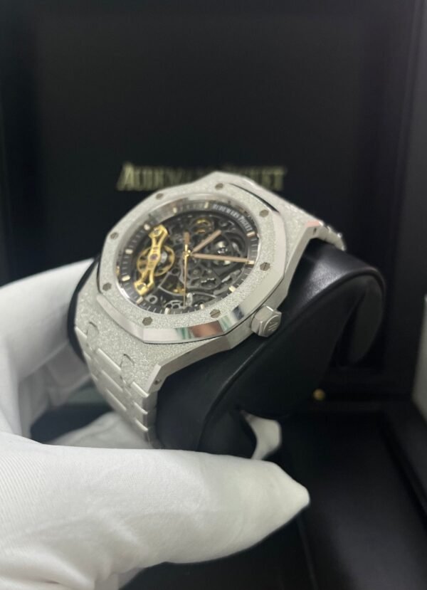 audemars-piguet-royal-oak-double-balance-wheel-frosted-gold-reference-15407bcgg1224bc01-106380.jpg Audemars Piguet Royal Oak Double Balance Wheel Frosted Gold (Reference # 15407BC.GG.1224BC.01)