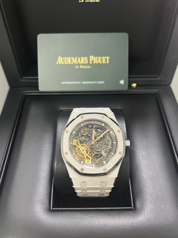 audemars-piguet-royal-oak-double-balance-wheel-frosted-gold-reference-15407bcgg1224bc01-178111.jpg Audemars Piguet Royal Oak Double Balance Wheel Frosted Gold (Reference # 15407BC.GG.1224BC.01)