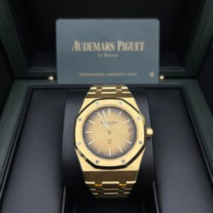 Audemars Piguet Royal Oak Jumbo Extra Thin 50th Anniversary “Smoked Gold” 2022 16202BA.OO.1240BA.01
