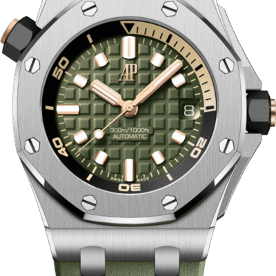 Audemars Piguet Royal Oak Offshore Diver Green Dial (Reference #  15720ST.OO.A052CA.01)