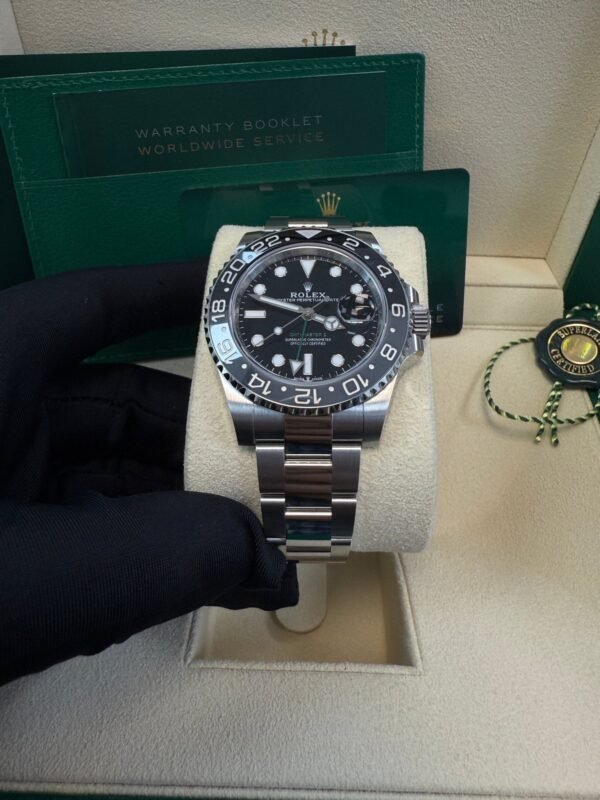 GMT-Master II Black Grey Bezel Oyster Bracelet "Bruce Wayne" 126710GRNR