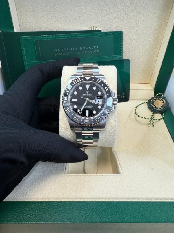GMT-Master II Black Grey Bezel Oyster Bracelet "Bruce Wayne" 126710GRNR