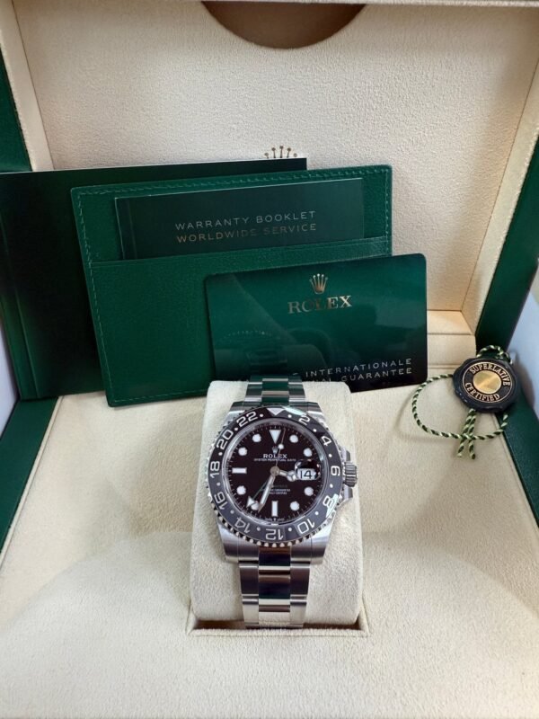 GMT-Master II Black Grey Bezel Oyster Bracelet "Bruce Wayne" 126710GRNR