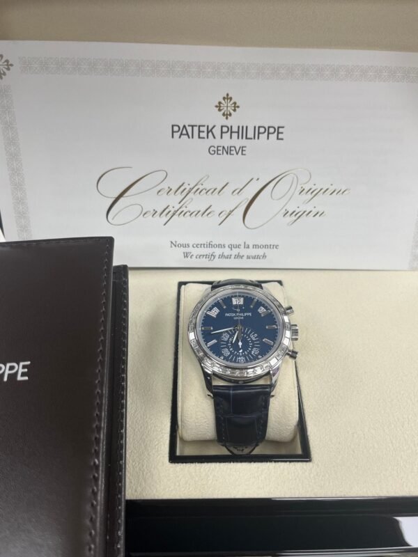 Patek Philippe Annual Calendar Chronograph Blue Dial 5961P-001