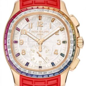 Patek Philippe Aquanaut Rose Gold Automatic Factory Diamonds Aquanaut Luce “Rainbow” 7968/300R-001