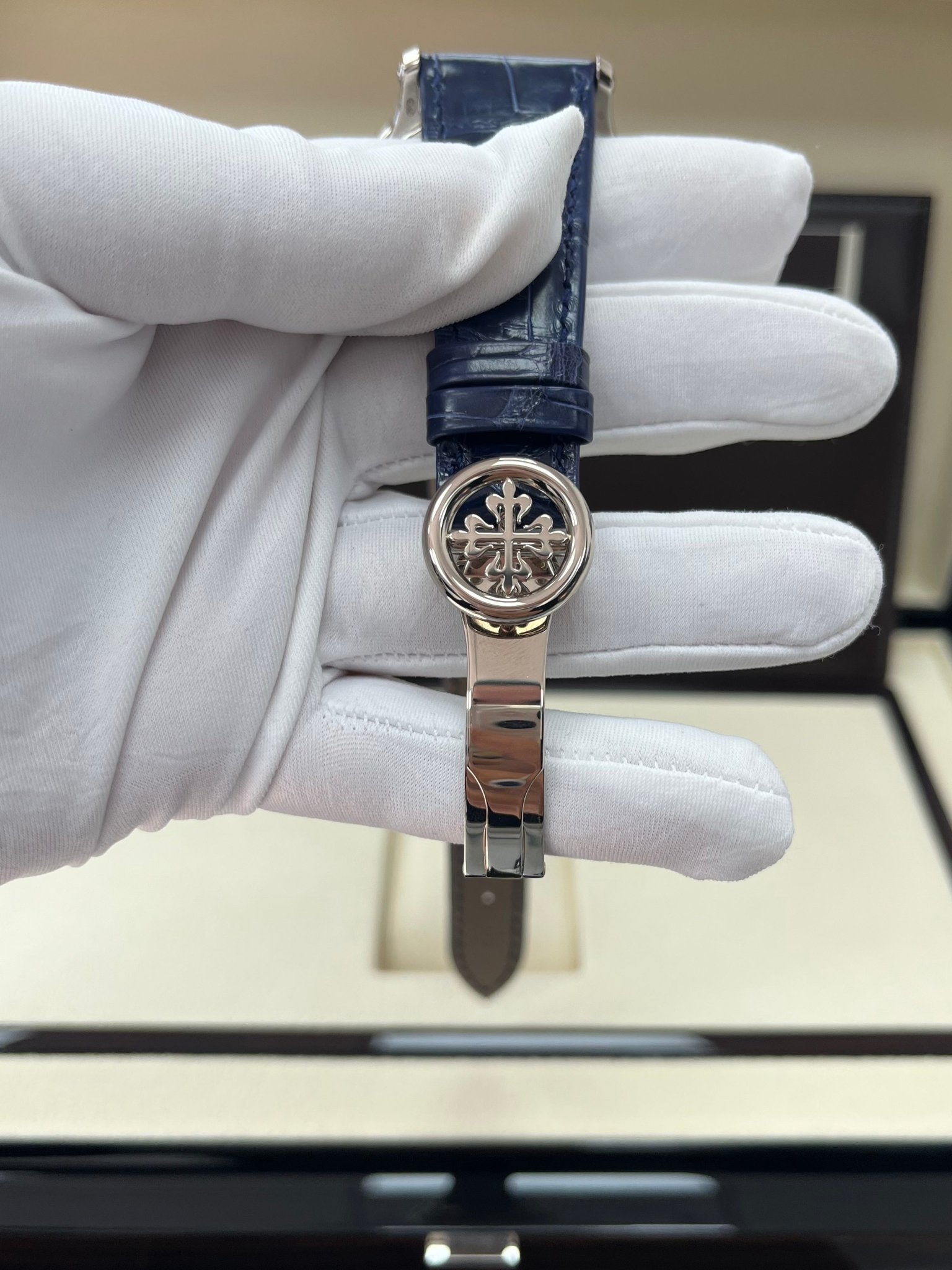 Patek Philippe Minute Repeater Perpetual Calendar Grande Complication White Gold Blue Dial 5374G-001 - Image 6