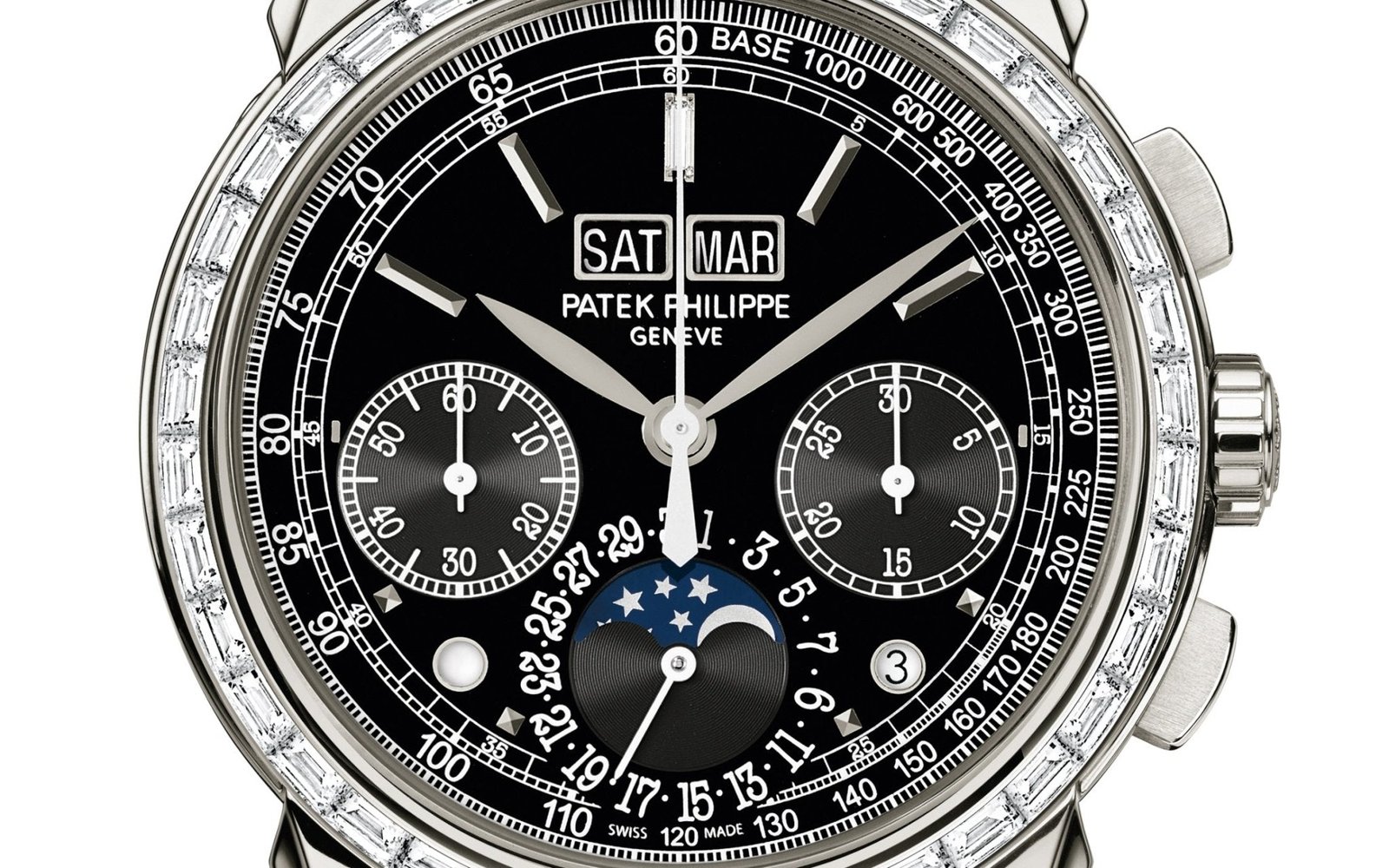 Patek Philippe Perpetual Calendar Platinum Black Dial 5271P-001 - Image 2