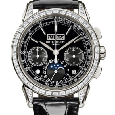 Patek Philippe Perpetual Calendar Platinum Black Dial 5271P-001