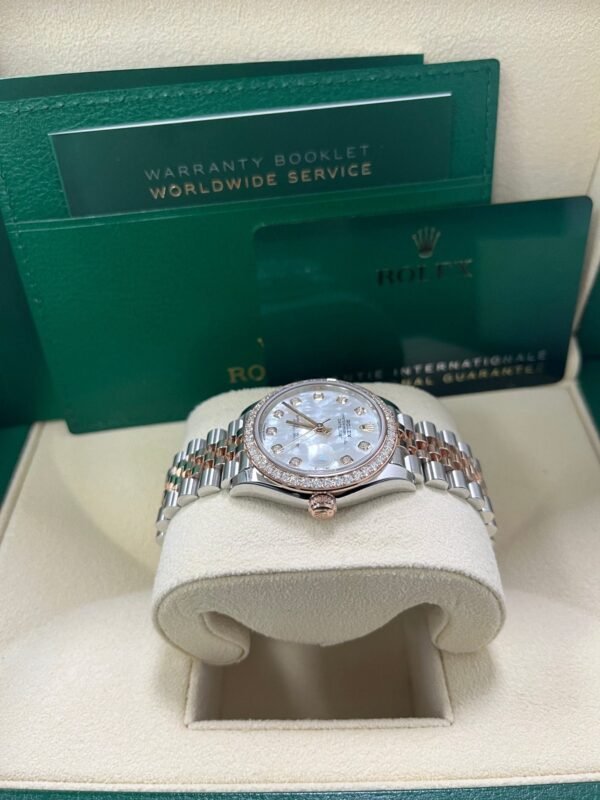 rolex-datejust-31mm-mother-of-pearl-dial-rose-gold-steel-reference-278381rbr-168936.jpg Rolex Datejust 31mm Mother Of Pearl Dial Rose Gold / Steel Reference #278381RBR