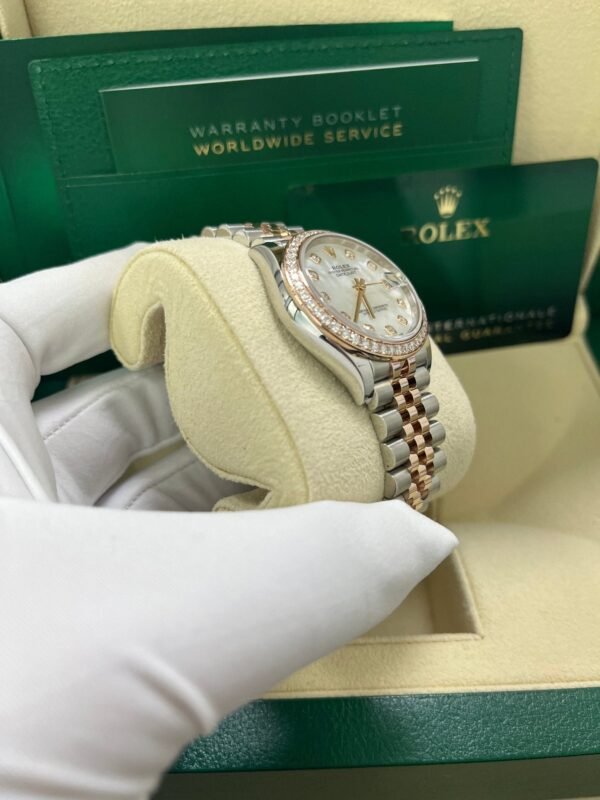 rolex-datejust-31mm-mother-of-pearl-dial-rose-gold-steel-reference-278381rbr-641082.jpg Rolex Datejust 31mm Mother Of Pearl Dial Rose Gold / Steel Reference #278381RBR