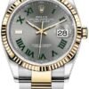 Rolex Datejust 36mm Wimbledon Dial Yellow Gold and Steel 126233