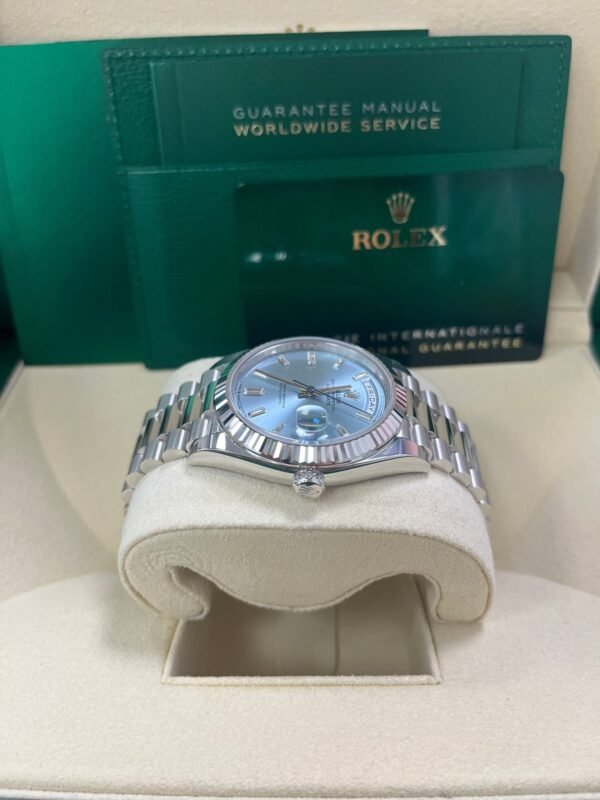 rolex-day-date-40-platinum-day-date-40-watch-fluted-bezel-ice-blue-baguette-dial-228236-870244.jpg Rolex Day-Date 40 Platinum Day-Date 40 Watch - Fluted Bezel - Ice Blue Baguette Dial 228236