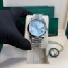 Rolex Day-Date 40 Platinum/ Ice-blue dial /President bracelet (Ref # 228206)