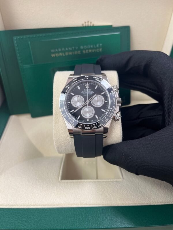 rolex-daytona-white-gold-cosmograph-daytona-black-bezel-black-and-steel-index-dial-126519ln-548017.jpg Rolex Daytona White Gold Cosmograph Daytona Black Bezel - Black And Steel Index Dial 126519LN