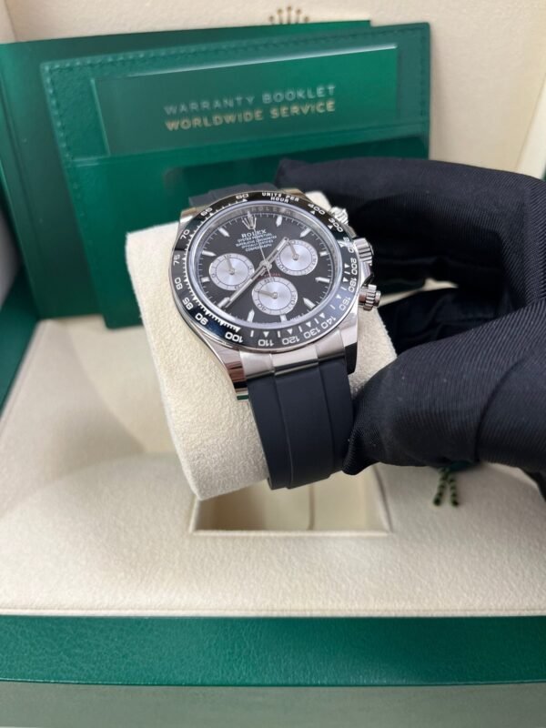 rolex-daytona-white-gold-cosmograph-daytona-black-bezel-black-and-steel-index-dial-126519ln-897761.jpg Rolex Daytona White Gold Cosmograph Daytona Black Bezel - Black And Steel Index Dial 126519LN