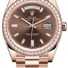 rolex-everose-gold-day-date-40-watch-everose-gold-bezel-chocolate-baguette-diamond-dial-president-bracelet-ref228345rbr-493774.jpg Rolex Everose Gold Day-Date 40 Watch - Everose Gold Bezel - Chocolate Baguette Diamond Dial - President Bracelet (REF#228345RBR)