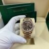 rolex-everose-gold-day-date-40-watch-everose-gold-bezel-chocolate-baguette-diamond-dial-president-bracelet-ref228345rbr-810929.jpg Rolex Everose Gold Day-Date 40 Watch - Everose Gold Bezel - Chocolate Baguette Diamond Dial - President Bracelet (REF#228345RBR)