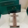 rolex-everose-gold-day-date-40-watch-everose-gold-bezel-chocolate-baguette-diamond-dial-president-bracelet-ref228345rbr-990828.jpg Rolex Everose Gold Day-Date 40 Watch - Everose Gold Bezel - Chocolate Baguette Diamond Dial - President Bracelet (REF#228345RBR)