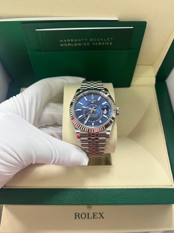 Rolex Sky-Dweller Blue Index Dial Jubilee Bracelet 336934