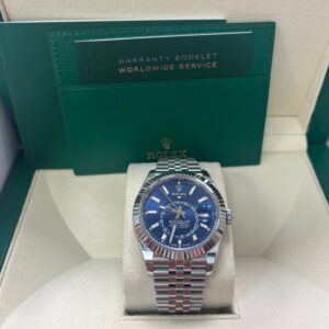 Rolex Sky-Dweller Blue Index Dial Jubilee Bracelet 336934