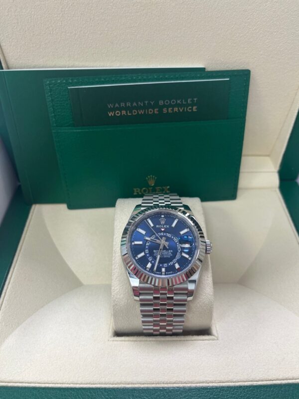 Rolex Sky-Dweller Blue Index Dial Jubilee Bracelet 336934