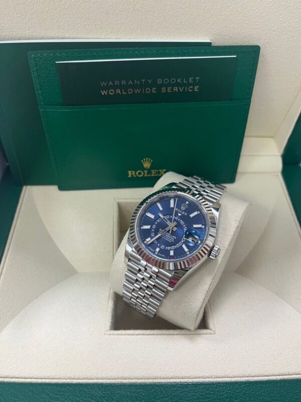 Rolex Sky-Dweller Blue Index Dial Jubilee Bracelet 336934