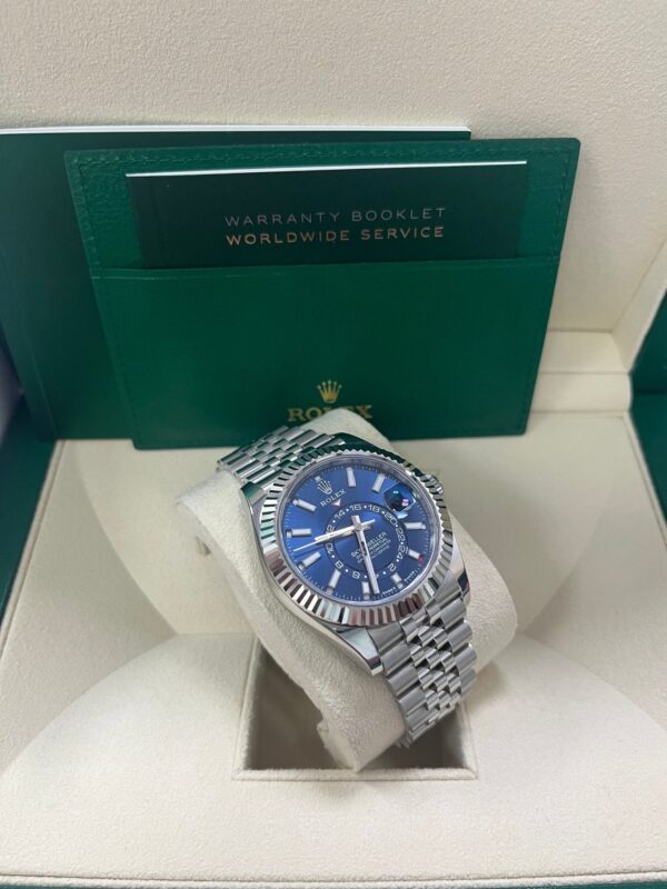 Rolex Sky-Dweller Blue Index Dial Jubilee Bracelet 336934