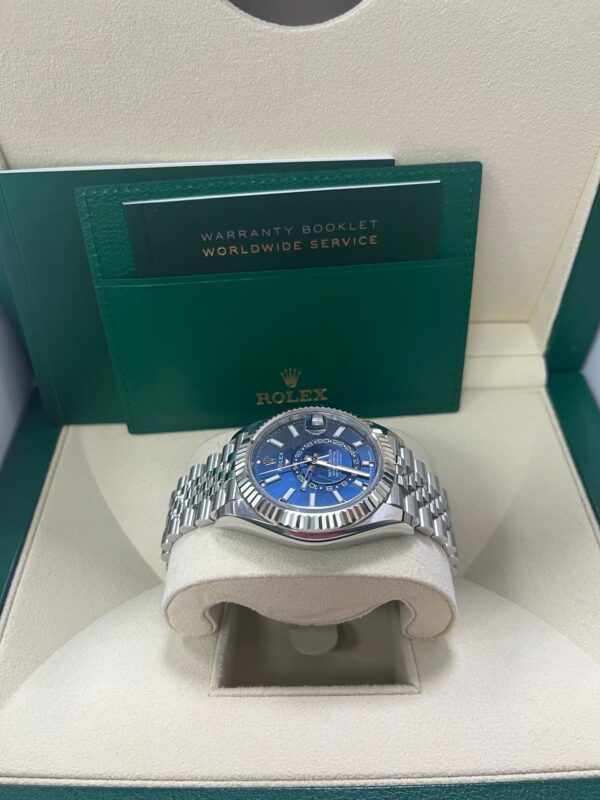 Rolex Sky-Dweller Blue Index Dial Jubilee Bracelet 336934