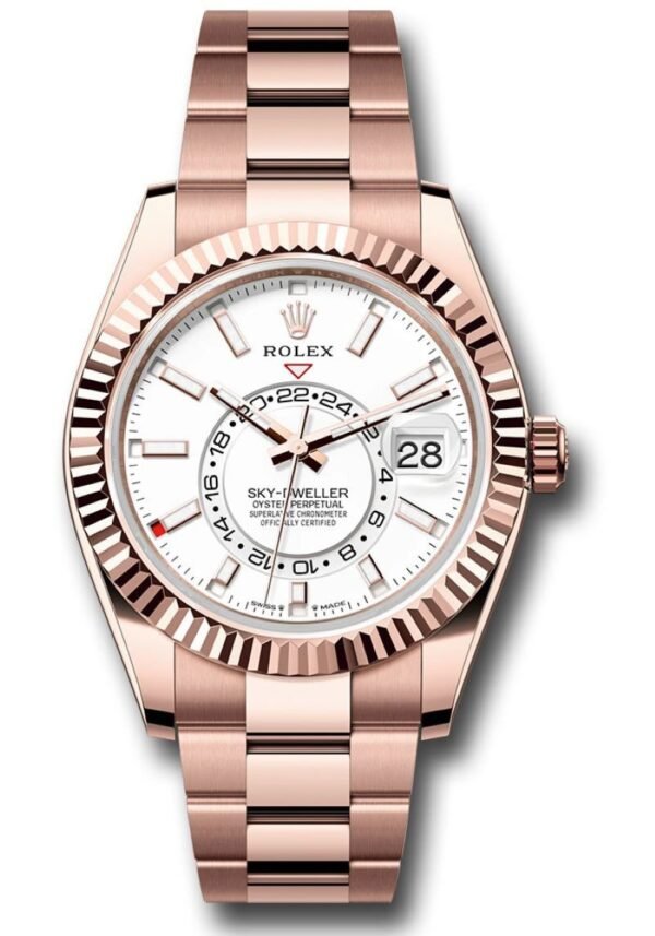 rolex-sky-dweller-everose-gold-fluted-bezel-white-index-dial-oyster-bracelet-336935-197867.jpg Rolex Sky-Dweller Everose Gold Fluted Bezel White Index Dial Oyster Bracelet 336935