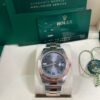 Rolex Steel and Rose Gold Datejust 41mm - Fluted Bezel - Slate Gray Wimbledon Roman Dial (Reference #126331)