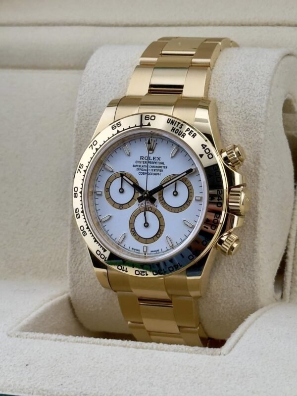rolex-yellow-gold-white-index-dial-daytona-oyster-bracelet-126508-114142.jpg Rolex Yellow Gold White Index Dial Daytona Oyster Bracelet 126508